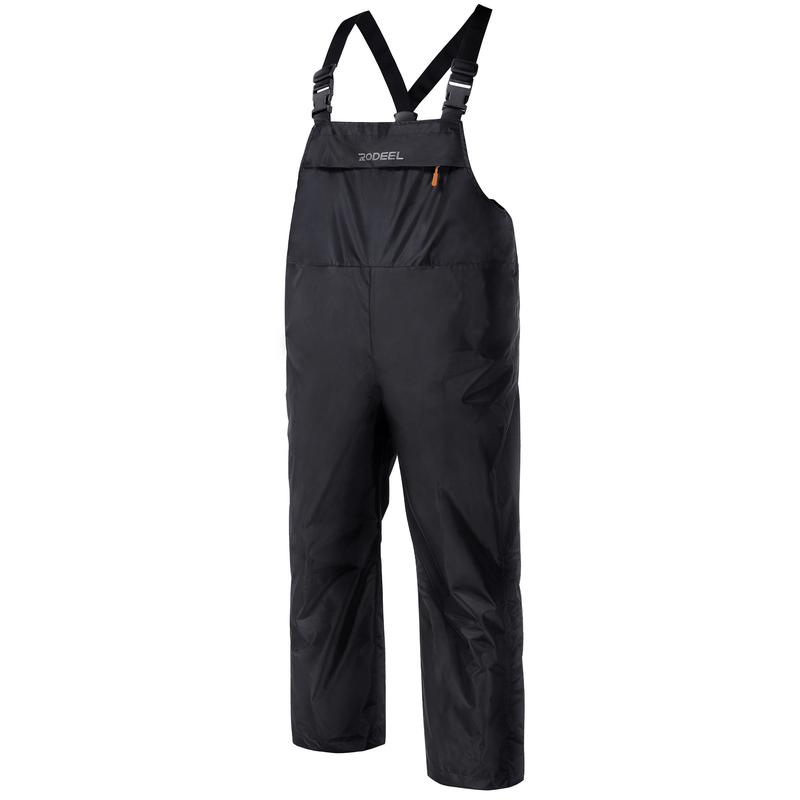 RODEEL 717 Waterproof Bib Overalls Men Durable Rainwear with Adjustable Suspenders and Chest Pocket Relaxed Fit Pants Workwear for Outdoor Hiking Fishing Boating Car Washing Construction Landscaping Gardening Workwear Menswear, Holiday Gift
