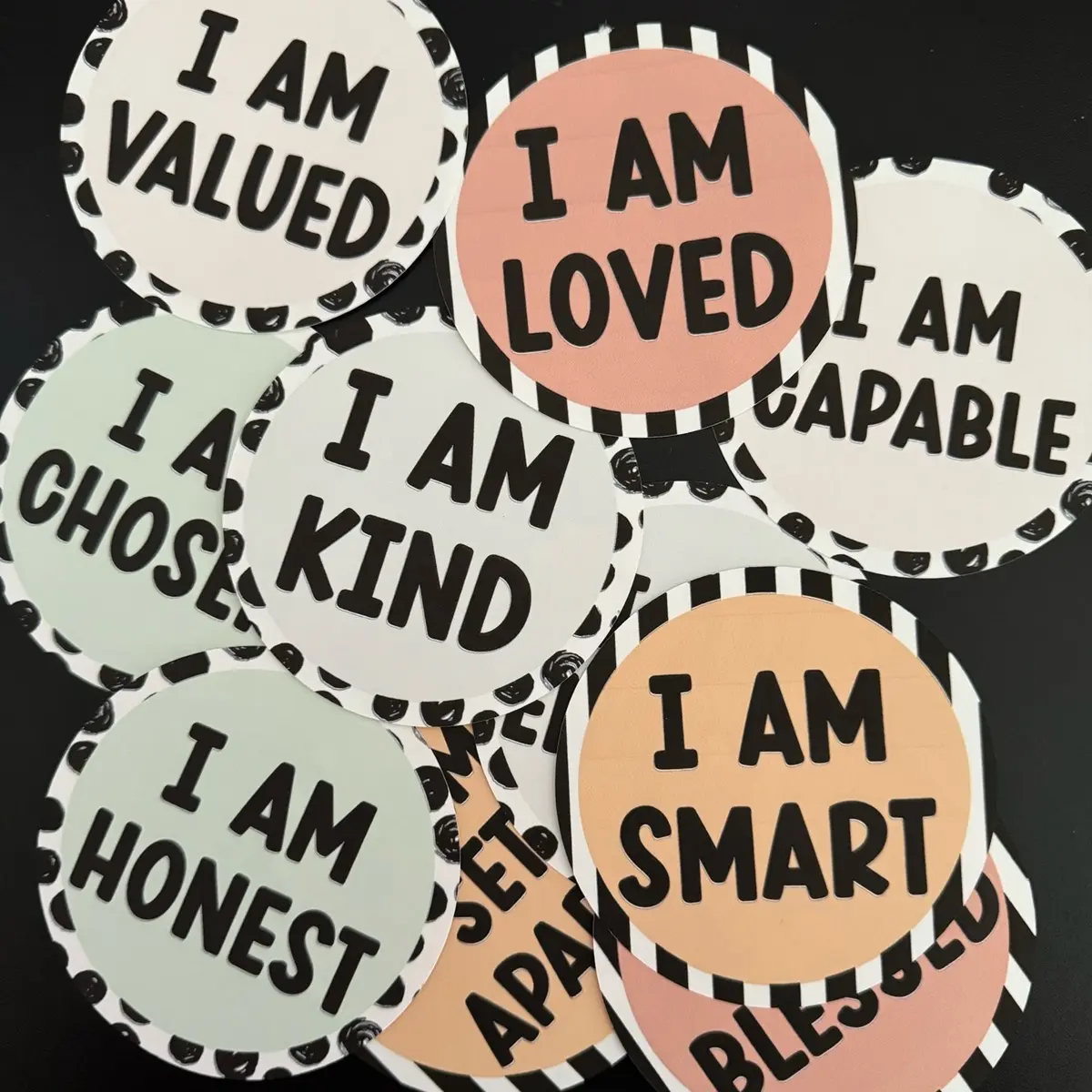 Decorative Circles for Hanging - Affirmation Round - Classroom Decoration