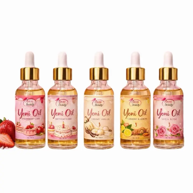 All Natural Yoni Oil - Moisturizer with Shea Butter for Ingrown Hairs, Razor Bumps, pH Balance, Odor Control, Daily Scent | Bath & Body Care