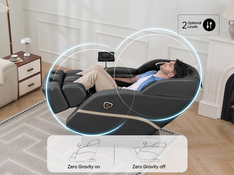 Real Relax massage chair Favor-22 full body zero gravity SL-Track shiatsu massage airbag with heating function Bluetooth comfort massage recliner