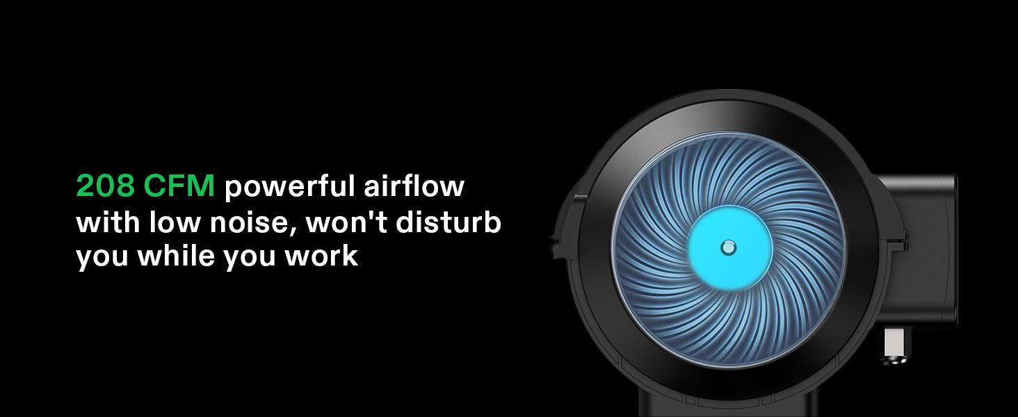 VIVOSUN AeroZesh S4 Inline Duct Fan, Quiet 4" 208 CFM Ventilation Exhaust Fan w/EC Motor and GrowHub E42A Temperature Humidity WiFi-Controller - for Heating Cooling Booster, Grow Tents, Hydroponics