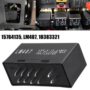 LED Flasher Relay for 2003-2007 Chevy Tahoe GMC Sierra Suburban Yukon H2 | Fix Hyper Flash Turn Signal & Hazard | Replace LM487