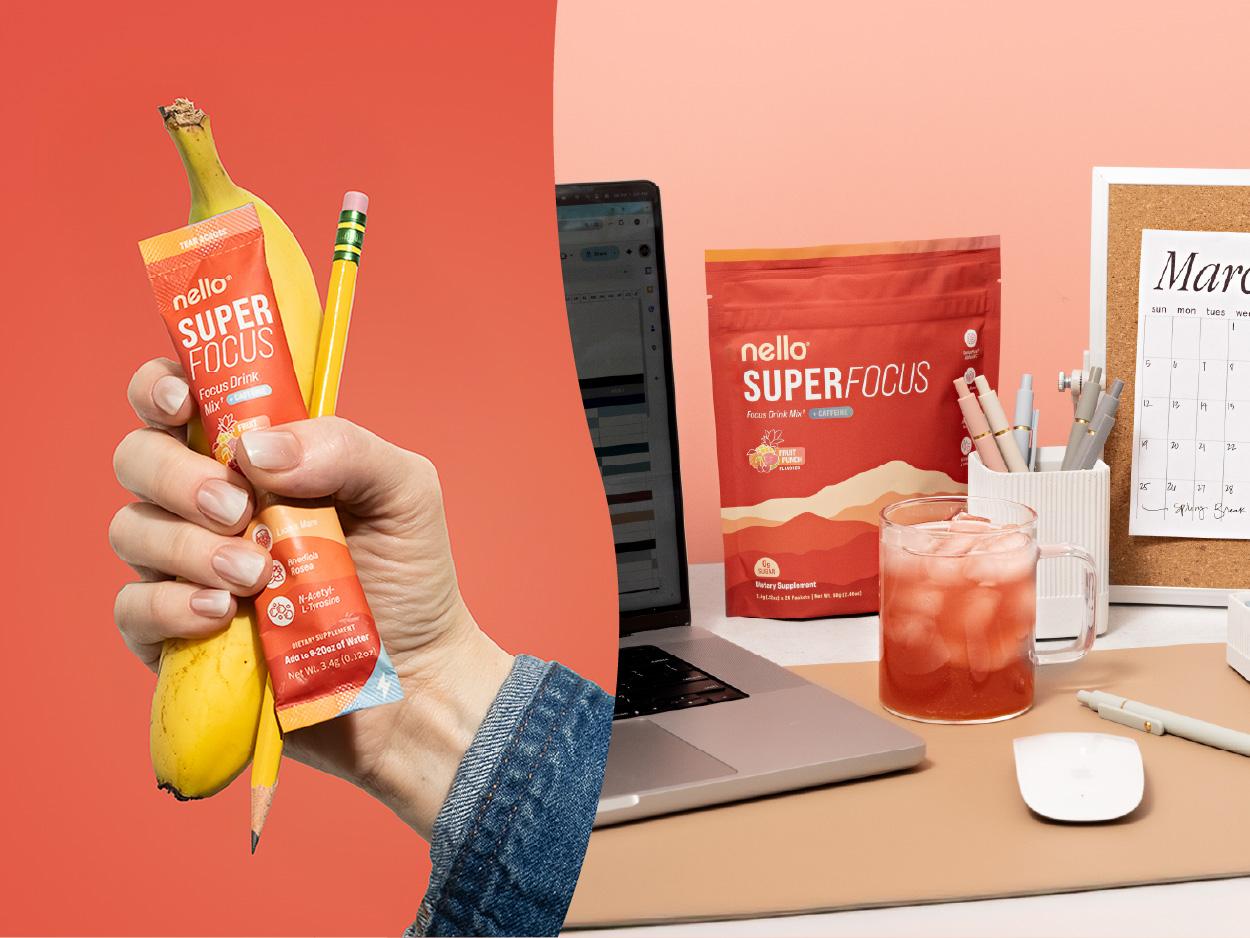 Nello Superfocus Travel Packets Bundle (2-Pack): Nootropic Drink Mix with Lion’s Mane, Rhodiola & Alpha-GPC – Supports Memory, Brain Health & Mental Stamina, Enhances Clarity & Sharpness, Helps Fight Brain Fog Nello Superfocus Travel Packets Bundle (2-Pack): Nootropic Drink Mix with Lion’s Mane, Rhodiola & Alpha-GPC – Supports Memory, Brain Health & Mental Stamina, Enhances Clarity & Sharpness, Helps Fight Brain Fog