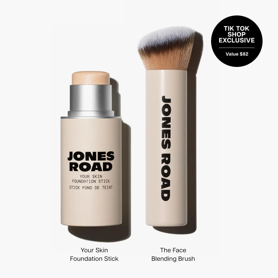 Your Skin Foundation Stick and The Face Blending Brush Duo