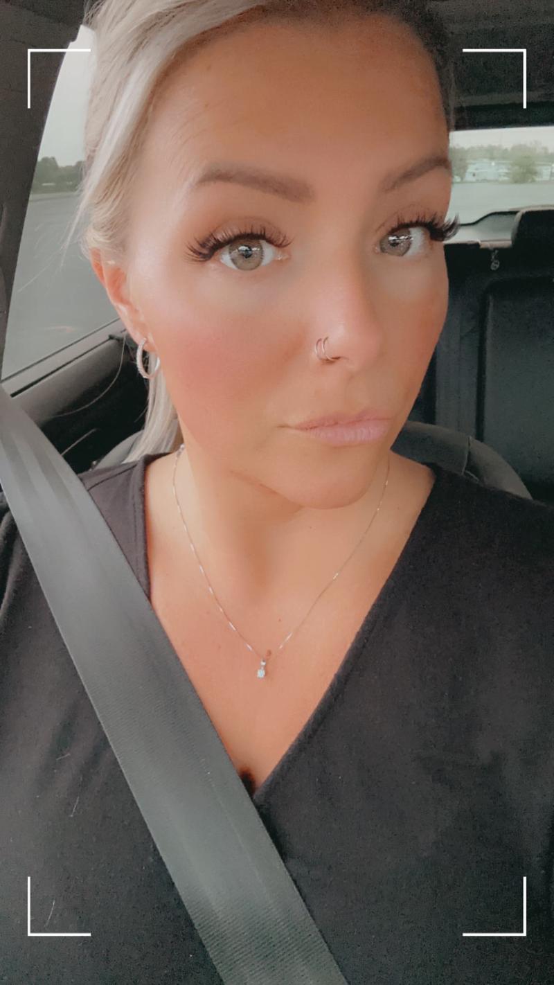 Oufer 20G 2PCS Titanium Spiral Double Rows Hoop Right Side Nose Rings Hoop Inner Diameter 8mm