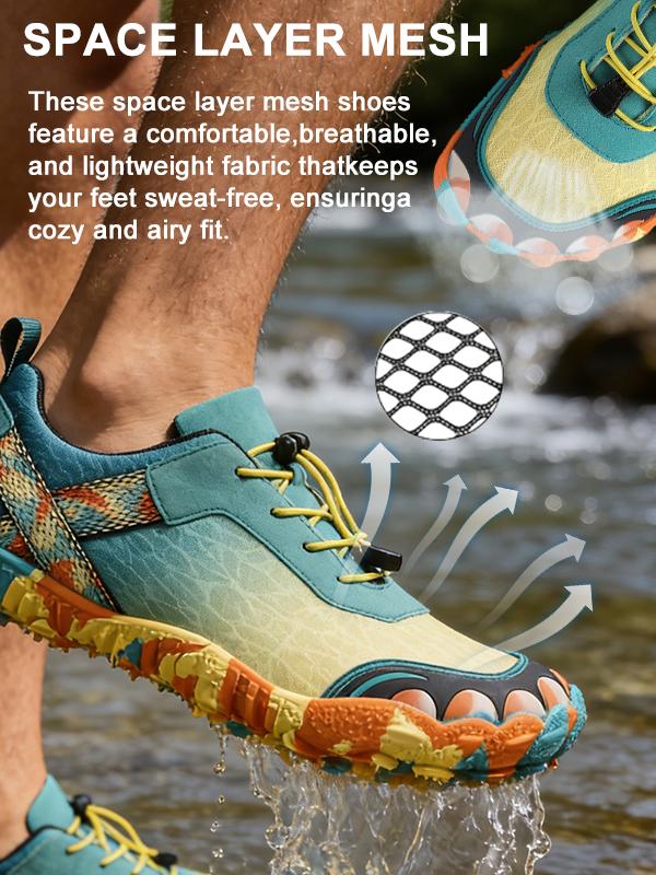 Lxso Barefoot Walking Shoes Women Men Color block Camo Comfortable Water Shoes Beach Outdoor Running Sneakers Casual Trainer Ideal Thanksgiving Christmas Gift