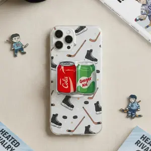 Magnetic Hockey Romance Phone Grip, Rivals to Lovers Bookish Phone Accessory, Queer LGBT Hockey Fandom Gift, BookTok Romance Grip