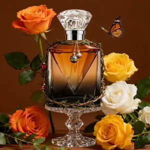 1PACK/3.38oz Women's Valentine Evening Scent | Red Currant Rose Floral & Vanilla Spiced Woods | Romantic Perfume for Her, Gift for Girlfriend, Special Occasion Fragrance