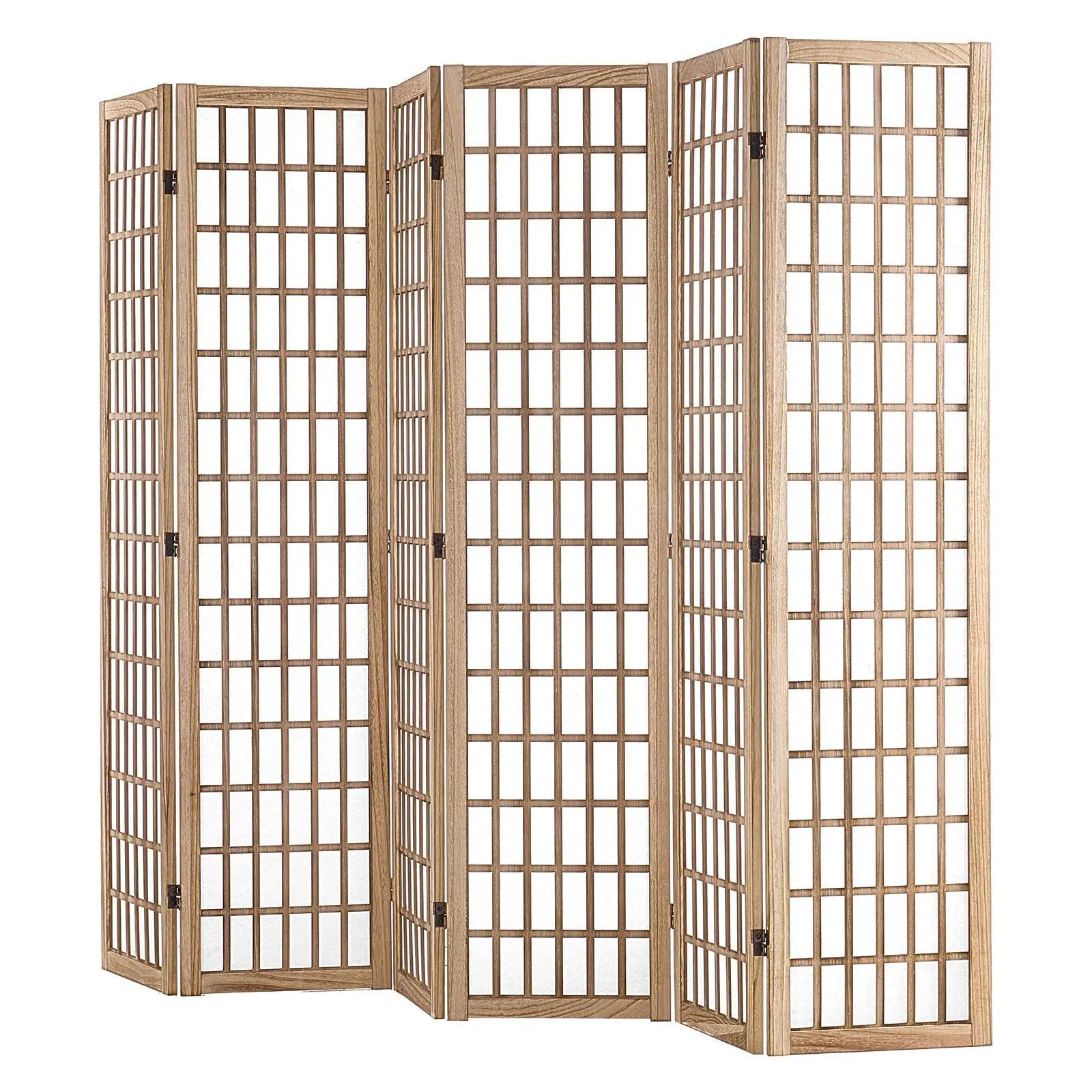 【SummerFinds】VEVOR Room Divider,  , 6 Panel Japanese Room Divider, Wood Folding Privacy Screen Indoor, Japanese Partition Dividers Portable Decoration Screens, for Room Separation Home Office Restaurant & Bedroom