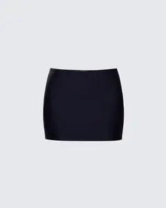 Monika Black Micro Mini Skirt