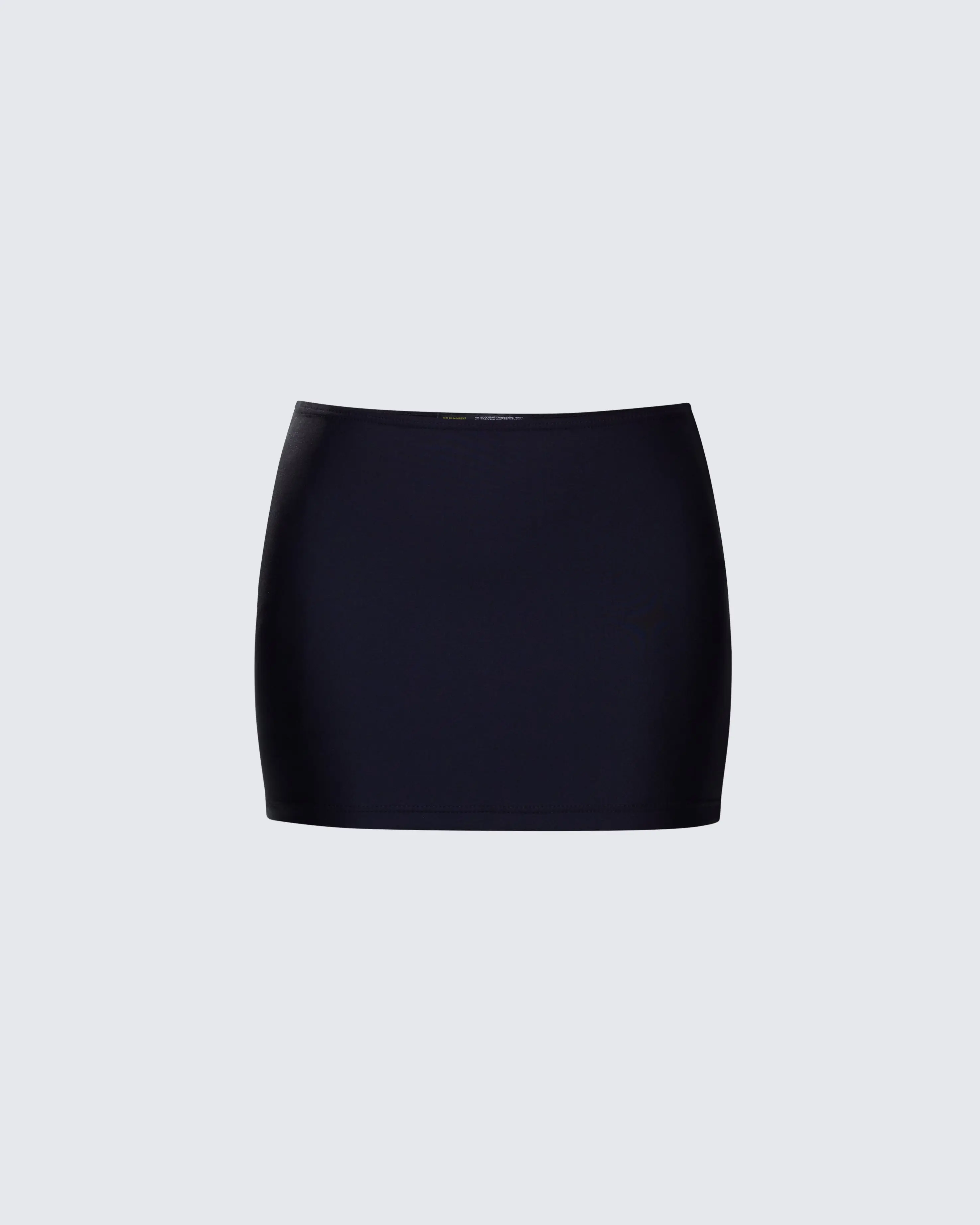 Women's Spandex-Nylon Black Scandalously Short Micro Mini Bodycon Skirt - Stretchy Fabric, Slim-Fit Pull-On Bottom for Casual Wear