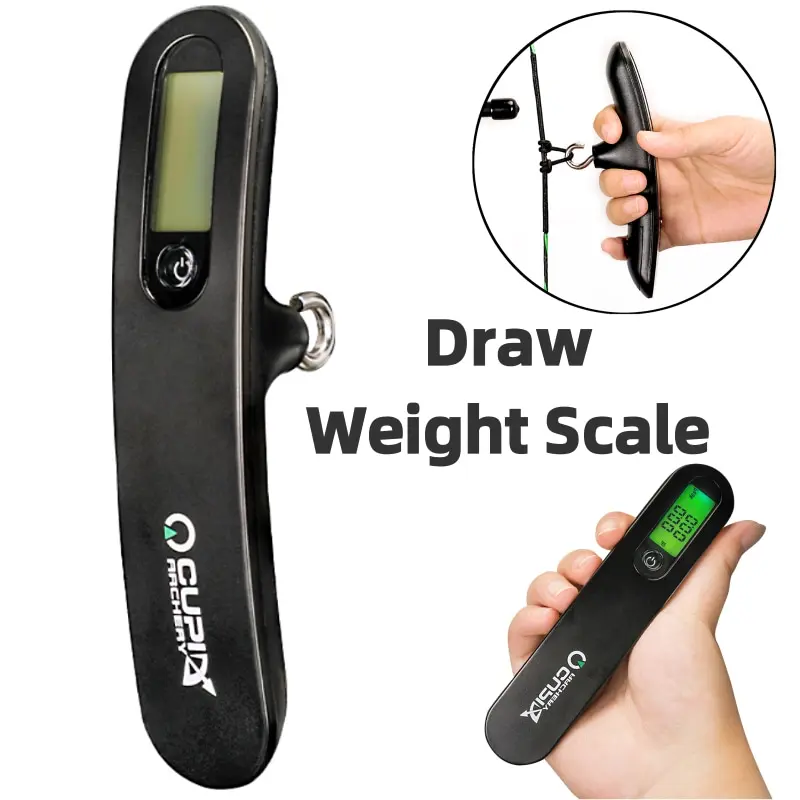 1pc Archery Hook Scale - 14.8cm, 66.5g, High-Definition Digital Display, Intuitive Numerical Reading, Reduces Measurement Error, Non-Slip Bowstring Mounting, Small Lightweight Carry-On Adjustment Tool, Archery Tool