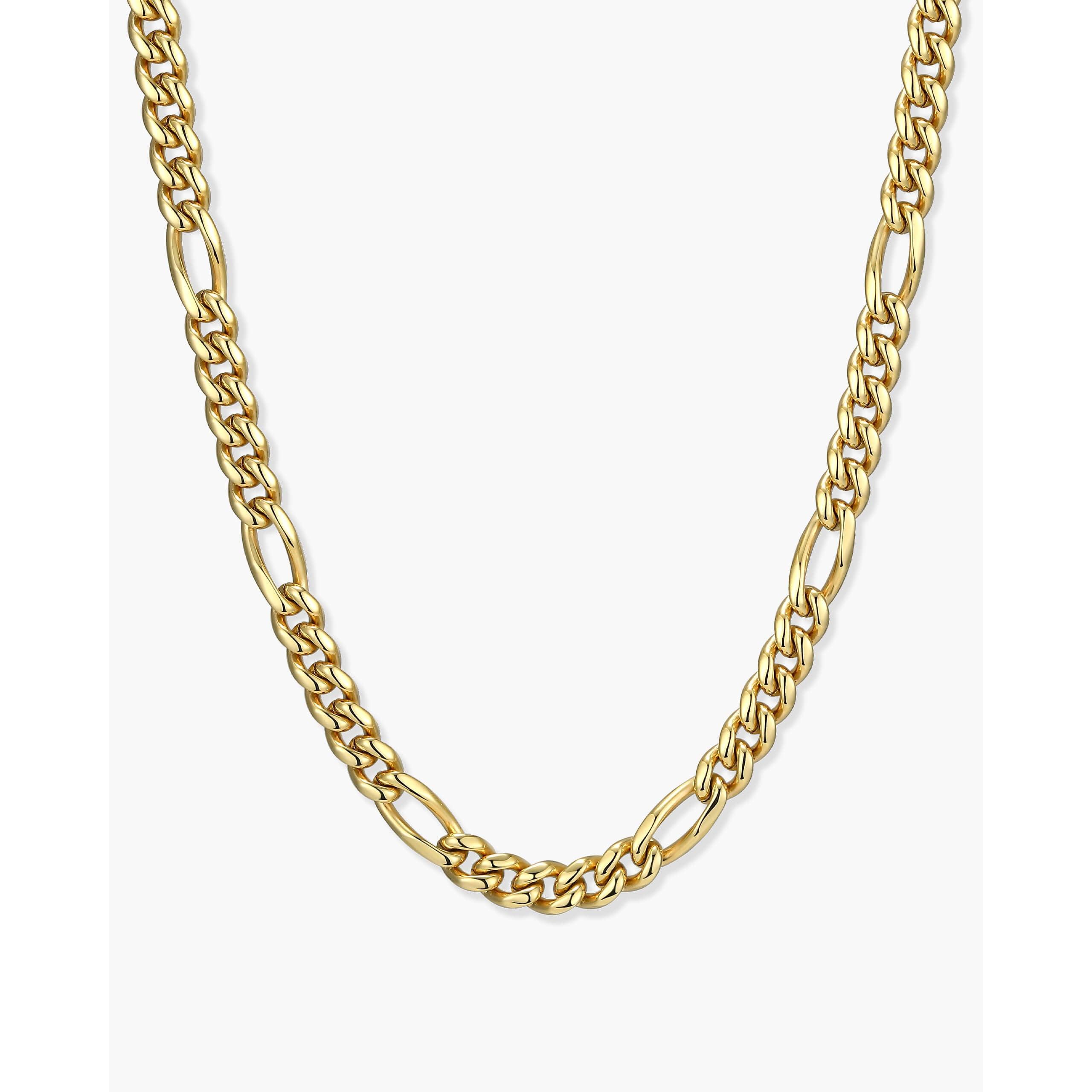 JAXXON Figaro Chain 5mm - Box Clasp - Gold