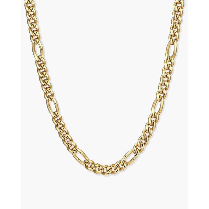 JAXXON Figaro Chain 5mm - Box Clasp - Gold