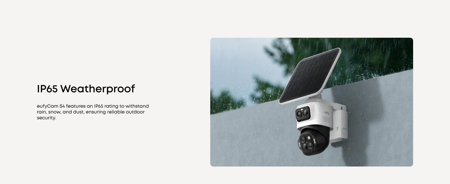 eufy Security eufyCam S4（2-Cam Kit with Homebase S380）, Solar Security Camera Wireless Outdoor, Triple Lens Bullet-PTZ Cam, 4K UHD, 360° Pan and Tilt, Auto Track, 8× Hybrid Zoom, Color Night Vision, HomeBase S380 Compatible