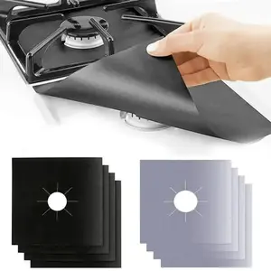 Reusable Stove Protector Mat, 1 Count Non-stick Oil-proof Stove Protective Cover, High Temperature Resistant Stove Mat for Kitchen