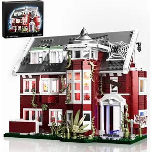 Murder House Building Set, Horror Story Movie House Blocks Toy, Compatible with Lego Halloween Haunted House, Ideals Gift for Fans 18+ Boys Girls Adult (1171 PCS)