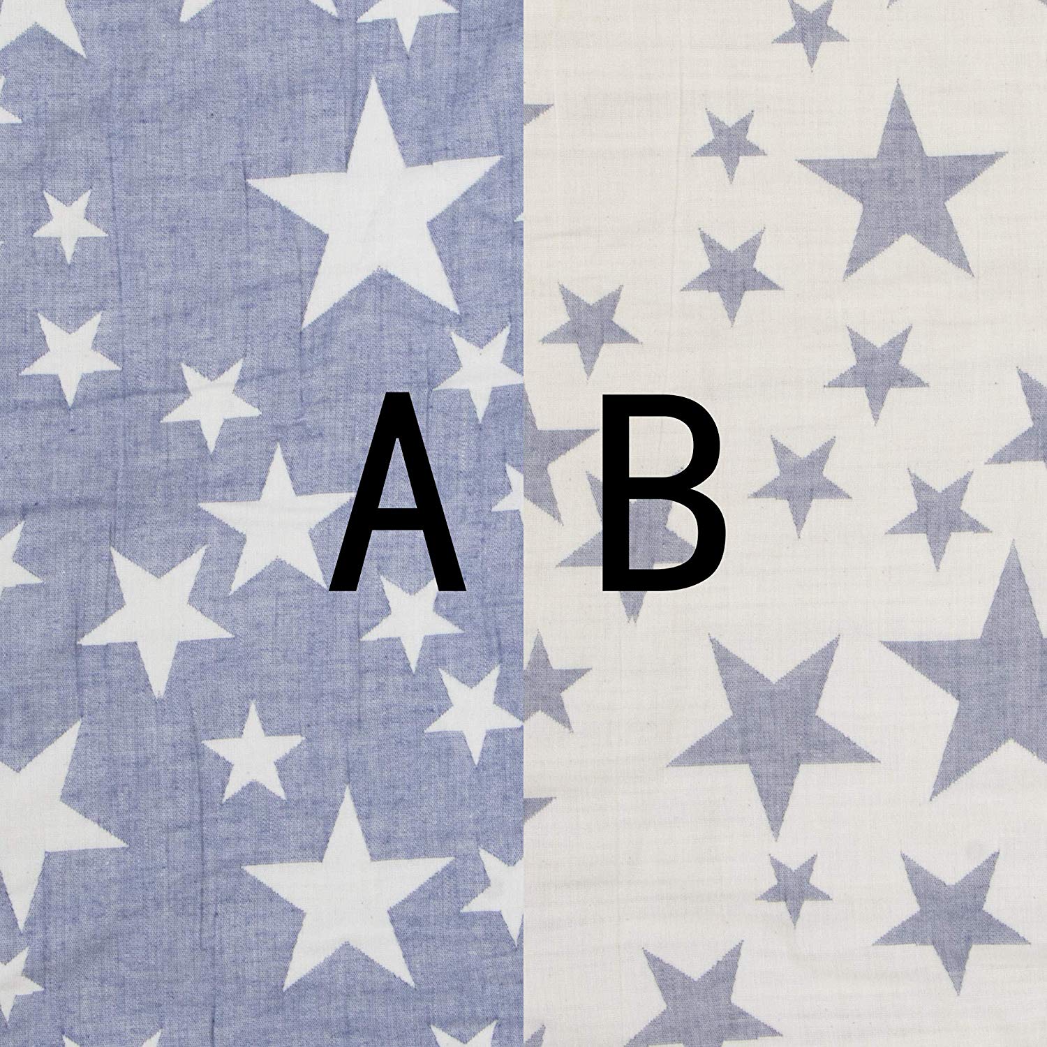 NTBAY 3 Layers Cotton Jacquard Muslin Bed Blanket Ultra Soft Breathable Lightweight Reversible All Seasons Use Cozy Year Round Comfort Blanket for Bedroom Gift Idea