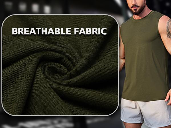 COOFANDY Men's 3 Pack Workout Tank Tops Gym Muscle Tee Bodybuilding Fitness Sleeveless T Shirts