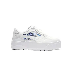 PUMA Womens Karmen Ii Idol Vintage Flowers Sneakers Shoes Casual - White