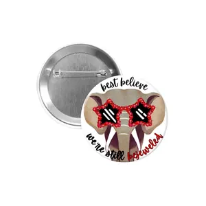 Alabama Game Day Pin Buttons 2.25" (Various Styles)