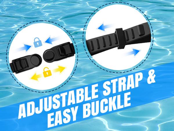 Rantizon Swim Goggles 2 Pack, Wide View Anti Fog&UV Swimming Goggles for Audlt, No Leaking Swim Glasses for Men Women Kids Nose Clip