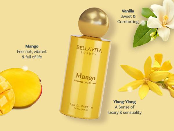 Just Desserts by BellaVita Luxury | 3x100 ml Perfume Set | Honey Oud, Vanilla & Mango | Luxury Unisex Perfume for Men & Women | Long Lasting Eau De Parfum with Patchouli, Vanilla, Bergamot, Fruity, Floral & Woody Notes | Vegan & Cruelty Free Fragrance