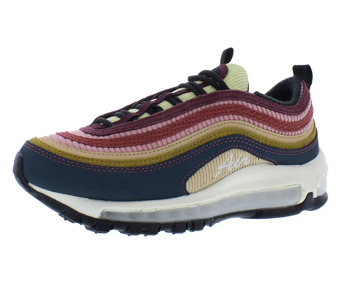 NIKE Air Max 97 Women's Casual Athletic Footwear, Running Inspired Shoes with Iconic Ripple Design and Full-Length Air Cushioning