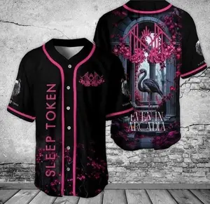 SleepTokenn Fan Anthem Music Baseball Jersey, Hauntingly Stylish Music Baseball Jersey