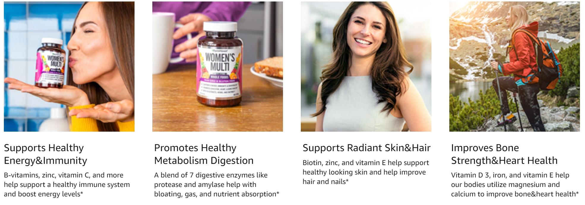 FarmHaven Multivitamin for Women - Whole Food Multivitamin with 22 Es Nutrition sential Nutrients, Supports Energy, Immunity & Heart Health, Dietary Supplement Superior Formula Healthcare Fitness Nutrition Edible Fruits FarmHaven Multivitamin for Women - Whole Food Multivitamin with 22 Es Nutrition sential Nutrients, Supports Energy, Immunity & Heart Health, Dietary Supplement Superior Formula Healthcare Fitness Nutrition Edible Fruits