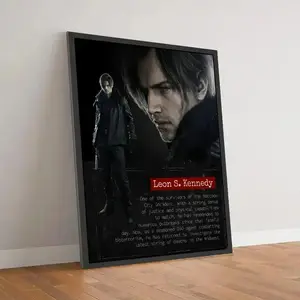 [Poster NO INCLUDE FRAME ] MOVIE REPRO : RESIDENT EVIL 4 - CONFRONTATION, Kennedy Leon poster