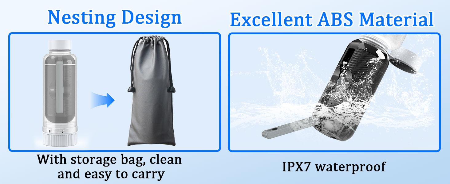 Portable  Electric Bidet,Mini Rechargeable Travel Bidet,2 Pressure Modes,Ideal For Postpartum Care, Personal Hygiene Clean,Outdoor Camping