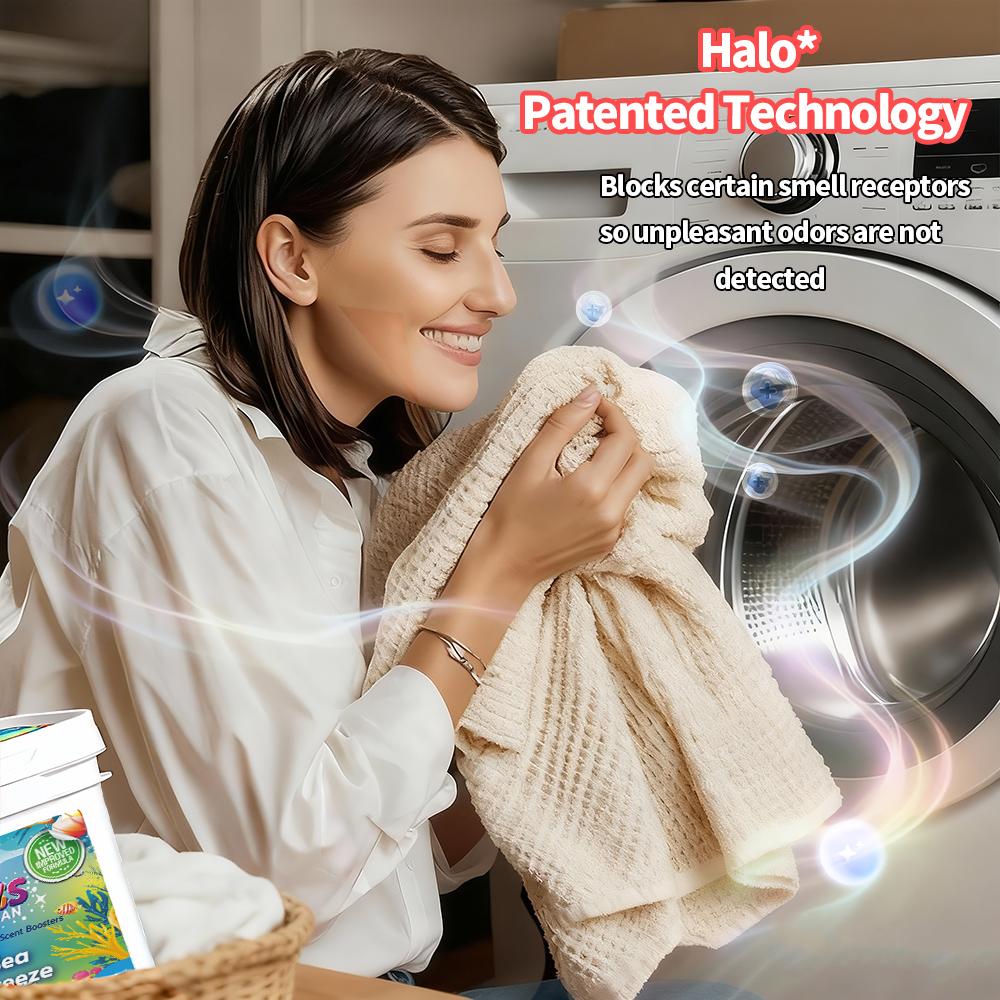 Yass Clean 64 oz (2.5L/1.8KG) Laundry Scent Booster Beads, Cream Coconut Sea Breeze Fragrance, Long-Lasting Freshness, Sensitive Skin Friendly