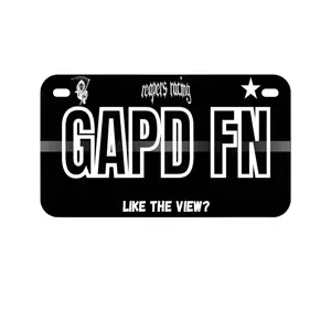 GAPD FN License Plate