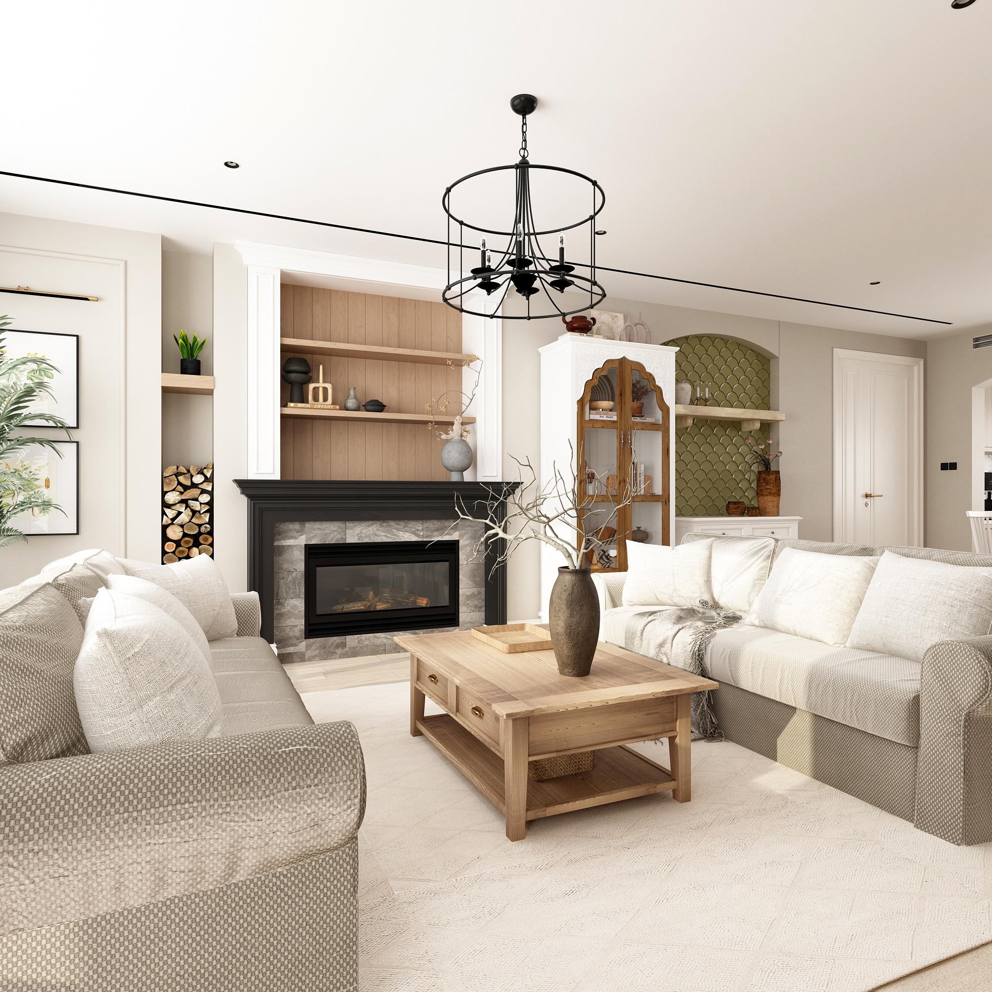 FUFU&GAGA Carved Pooja Mandir Storage Cabinet - 3-Tier Shelves w/2 Glass Doors & Drawer, Multi-Functional Display Cabinet for Living Room/Prayer Room Aesthetic White