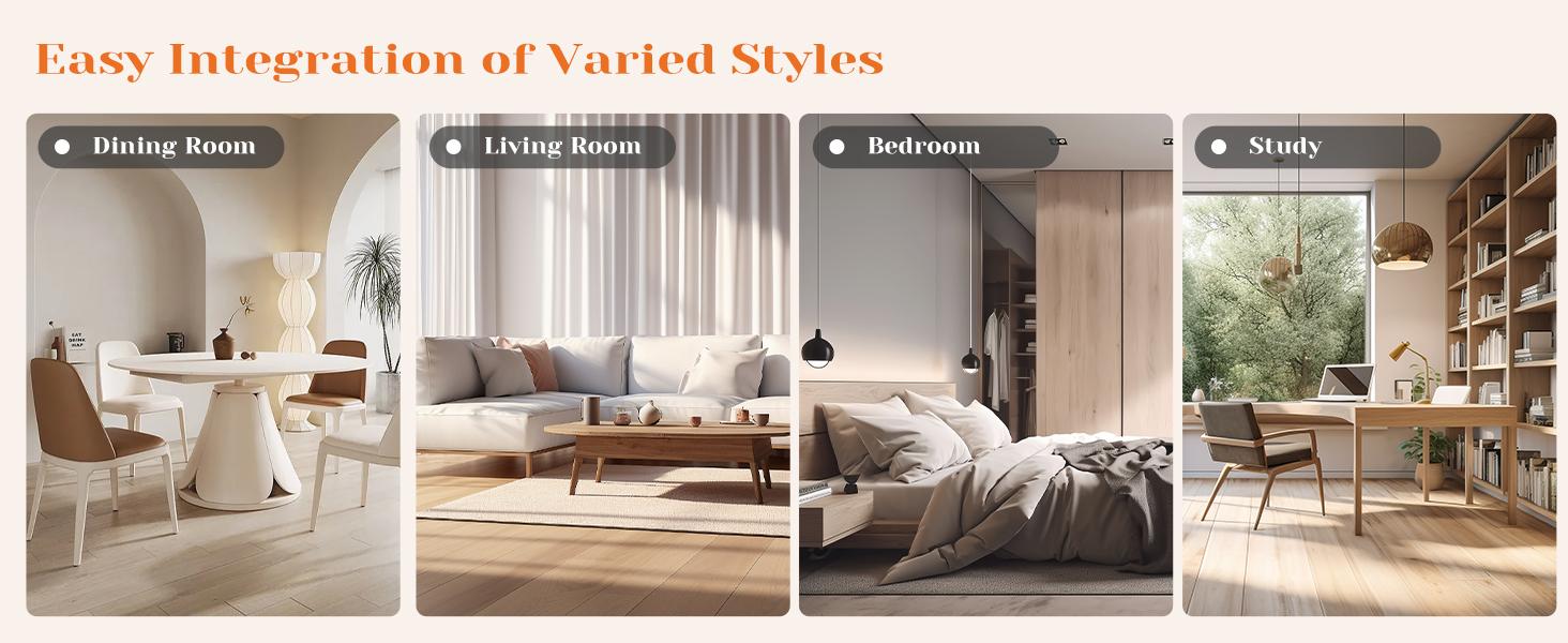 Upholstered Dining Room Chairs Modern Fabric Living Room Chairs Parsons with Nailhead Trim and Wood Legs Armless Kitchen Side Chair