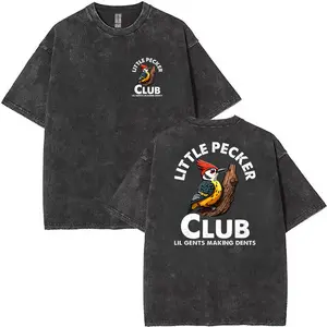 Little Pecker Club Big Dents Short-Sleeve Plain Streetwear Menswear Top - DryBlend Moisture-Wicking High-Quality Funny Adult Gen X Sports T-Shirt