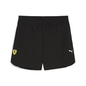 PUMA Womens Scuderia Ferrari Race Woven Shorts Casual Bottoms Casual - Black