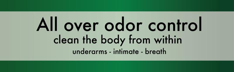 Salus Lyfe All Natural Body Deodorizing 60 Capsules - Neutralize Odor Naturally with Chlorophyll