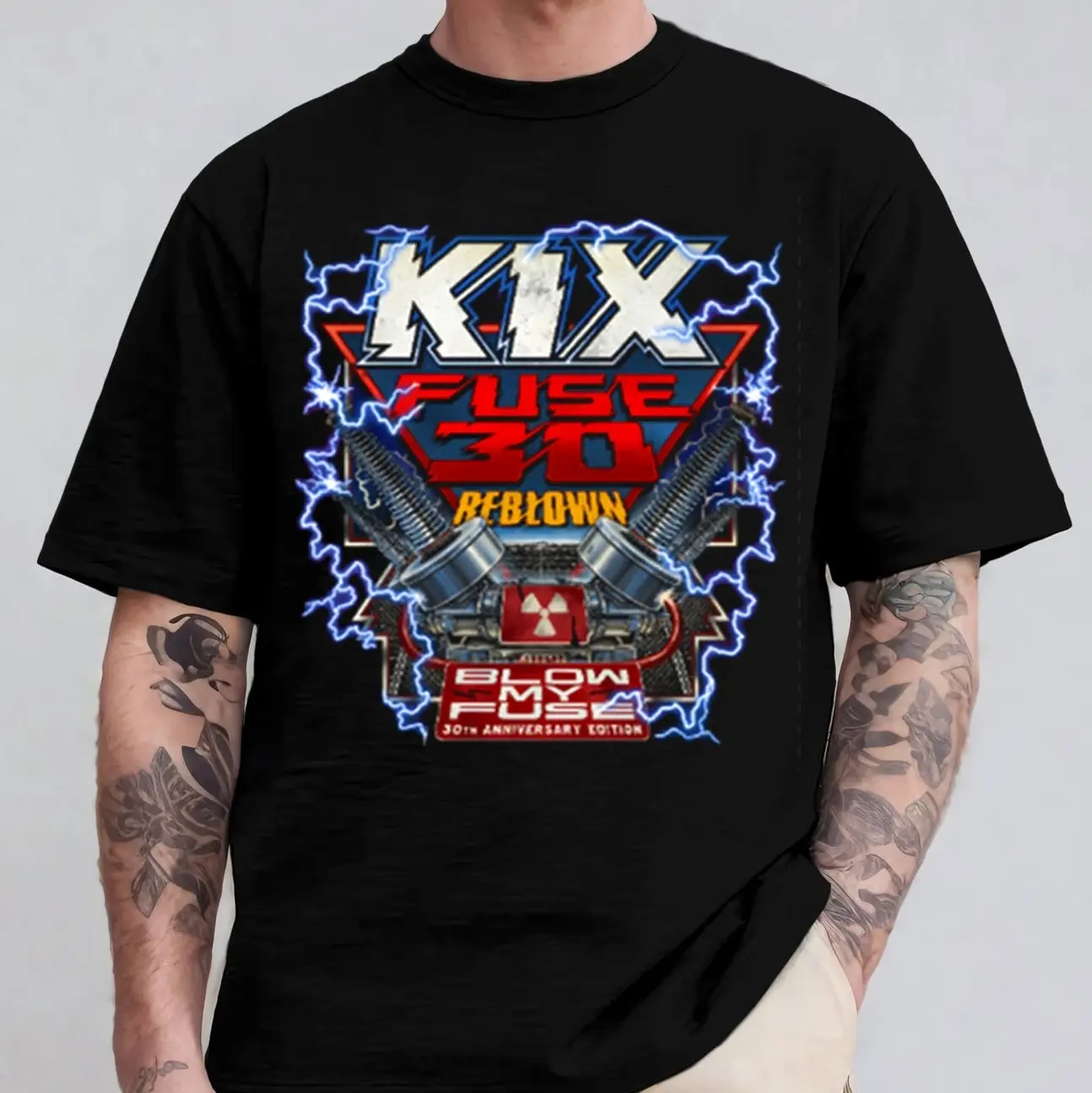 Kix Band Anniversary Tour Blow My Fuse T Shirt Full Size S-5XL