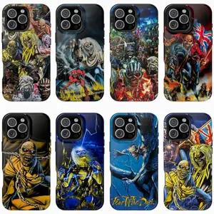 Iron Maiden Phone Case | The Number of the Beast, Powerslave, Piece of Mind, Eddie Metal Album Art iPhone 17 pro max & Samsung Fan Gift NML