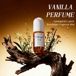Vanilla Fragrance Mist (60ml) - Refreshing Hair & Body Perfume - Indulgent Warm Vanilla Scent