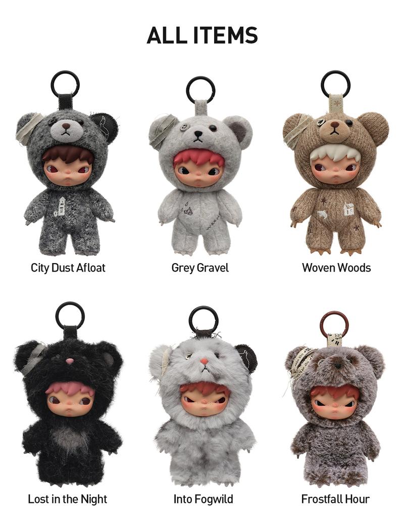 POP MART Hirono Road Journal Series-Plush Doll Pendant Blind Box, Collectible Toys, Valentine’s Day Gifts