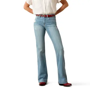 Women's Slim Trouser Aisha Wide Leg Jeans