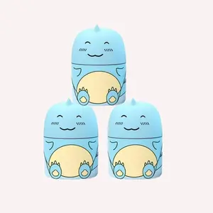 3PCS Cute Dinosaur-Shaped Toilet Bowl Cleaner Bottle with Ocean, Jasmine, and Peach Scents, Eco-friendly Bathroom Cleaning Supplies, Scented Toilet Deodorizer and Cleaner for Bathroom Odor Removal