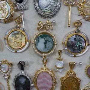 Jasper’s Gems Sterling Silver Mother of Pearl Pendants