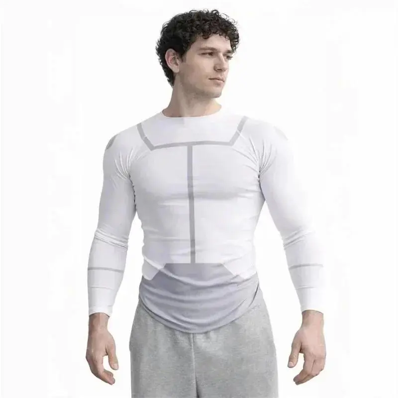 Invincible Viltrumite Cosplay T-Shirt - Men's & Female Gymclothes, Long-Short Sleeve Workout Swimwear for BJJ Diving Gym Costumes