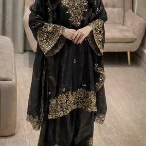 Organic 3 piece large and medium size party wear