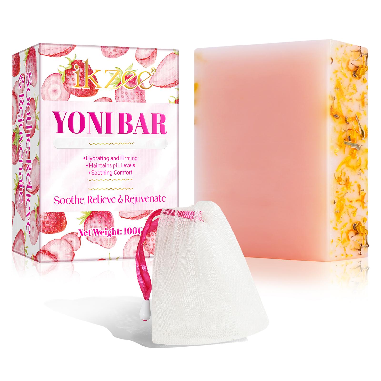 IKZEE Yoni Soap Bar, Ph Balance & Moisturizing for Women 100g