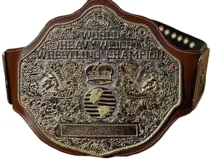 BIG GOLD World Heavyweight Championship Replica Tittle Belt Brown 6MM DieCasting _ eBay